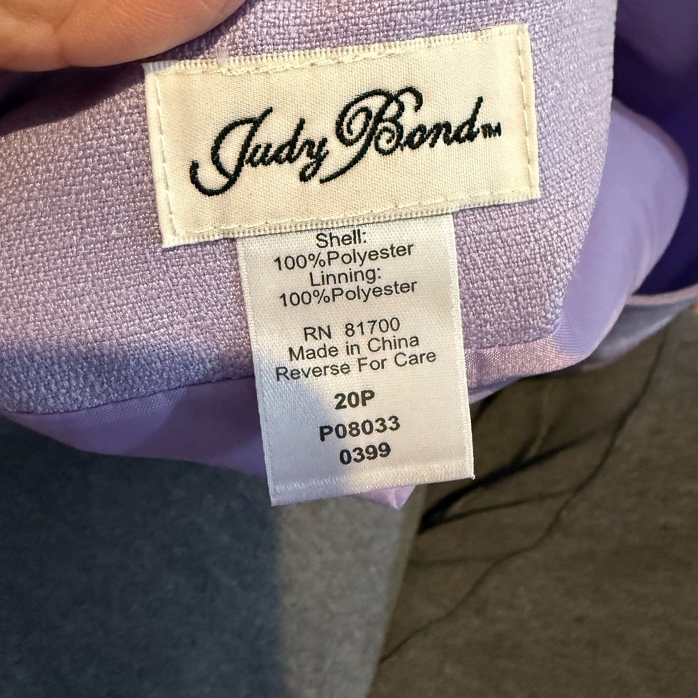 Lavender Button-Up Jacket 90 - Picture 3 of 3